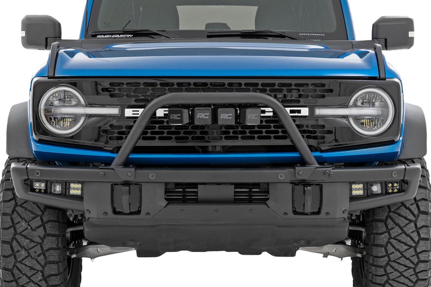 Safari Bar | 3" OSRAM (Quad) | Wide | OE Modular Steel | Ford Bronco (21-26) - Image 3
