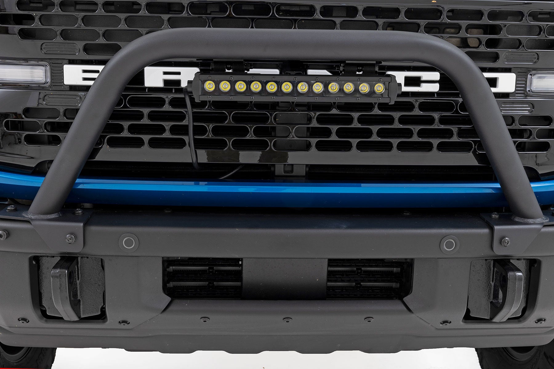 Safari Bar | 12" LED Light Bar | Black | Single Row | OE Modular Steel | Ford Bronco (21-26) - Image 4