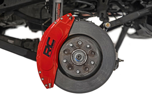 Caliper Covers | Rear | Red | Non-Sport | Jeep Wrangler JL (18-25)/Wrangler Unlimited (18-25)