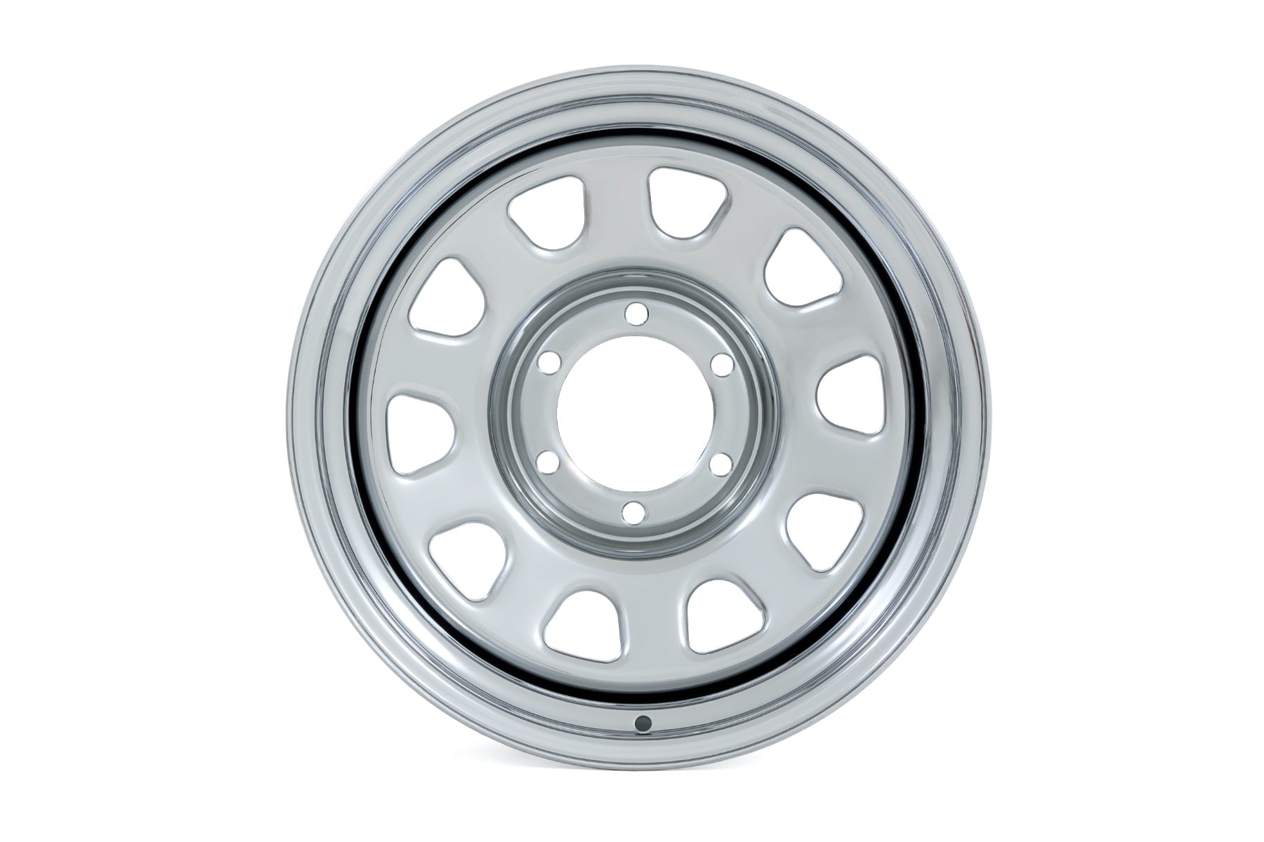 Steel Wheel | Chrome | 16x8 | 6x5.5 | 4.25 Bore | -12 - Image 4