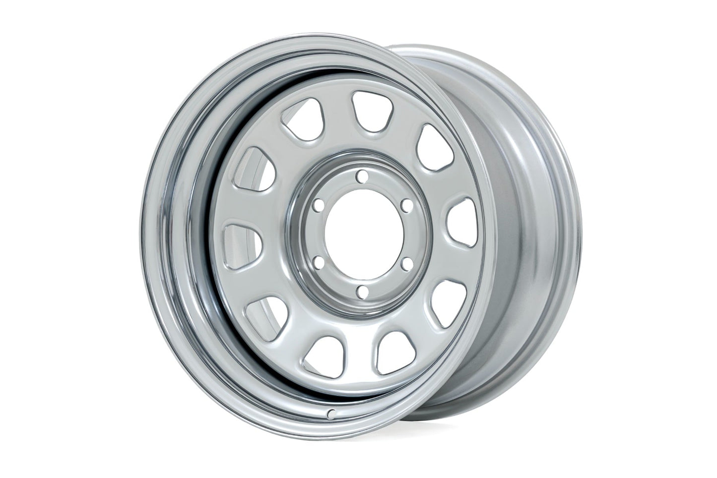 Steel Wheel | Chrome | 17x9 | 6x5.5 | 4.25 Bore | -12