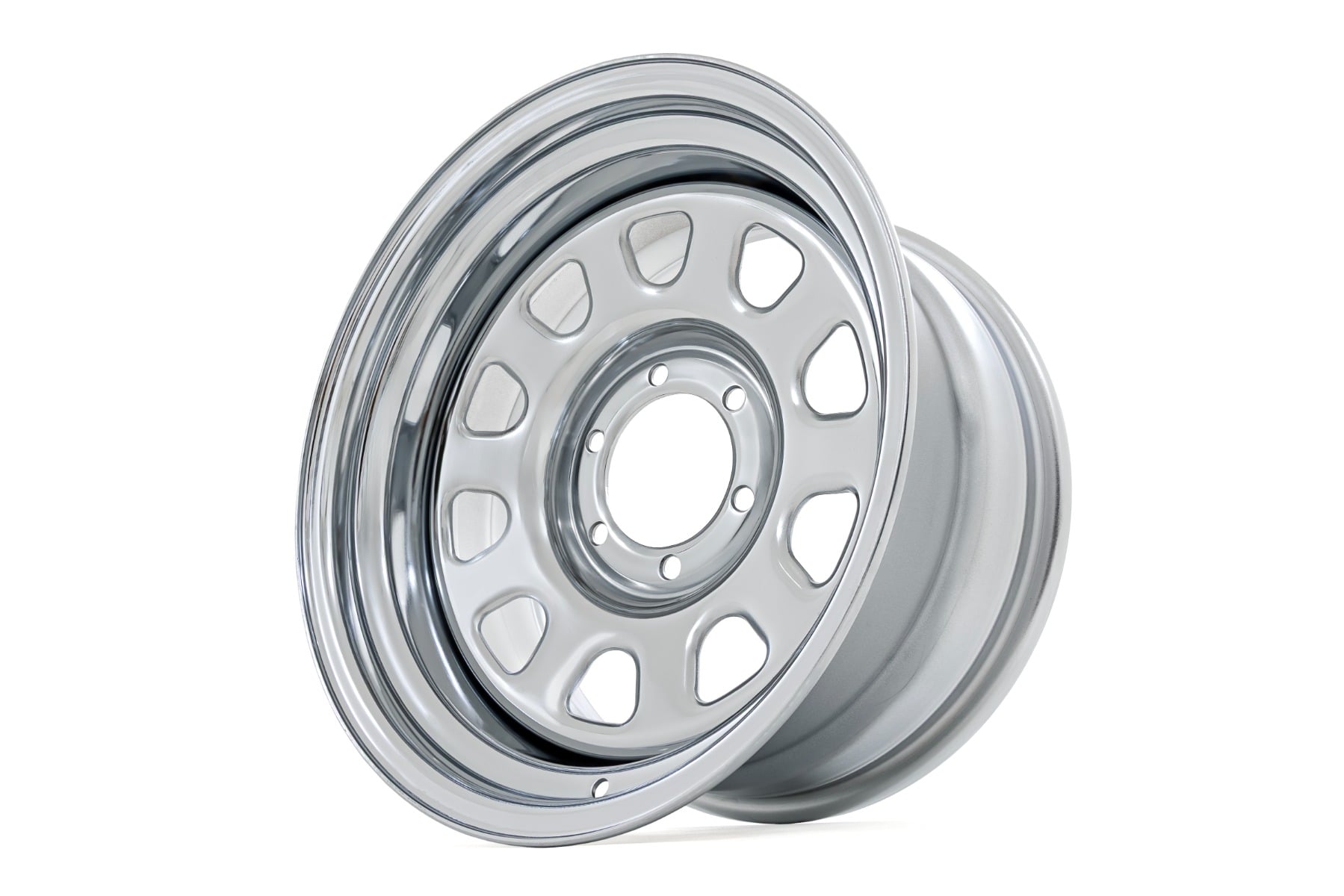 Steel Wheel | Chrome | 17x9 | 5x5 | 3.30 Bore | -12 - Image 3