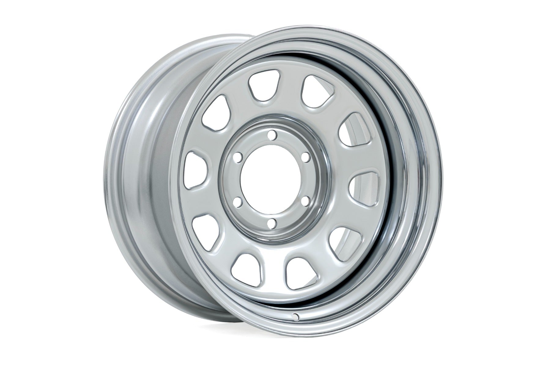 Steel Wheel | Chrome | 15x8 | 5x5.5 | 4.25 Bore | -19mm - Image 3