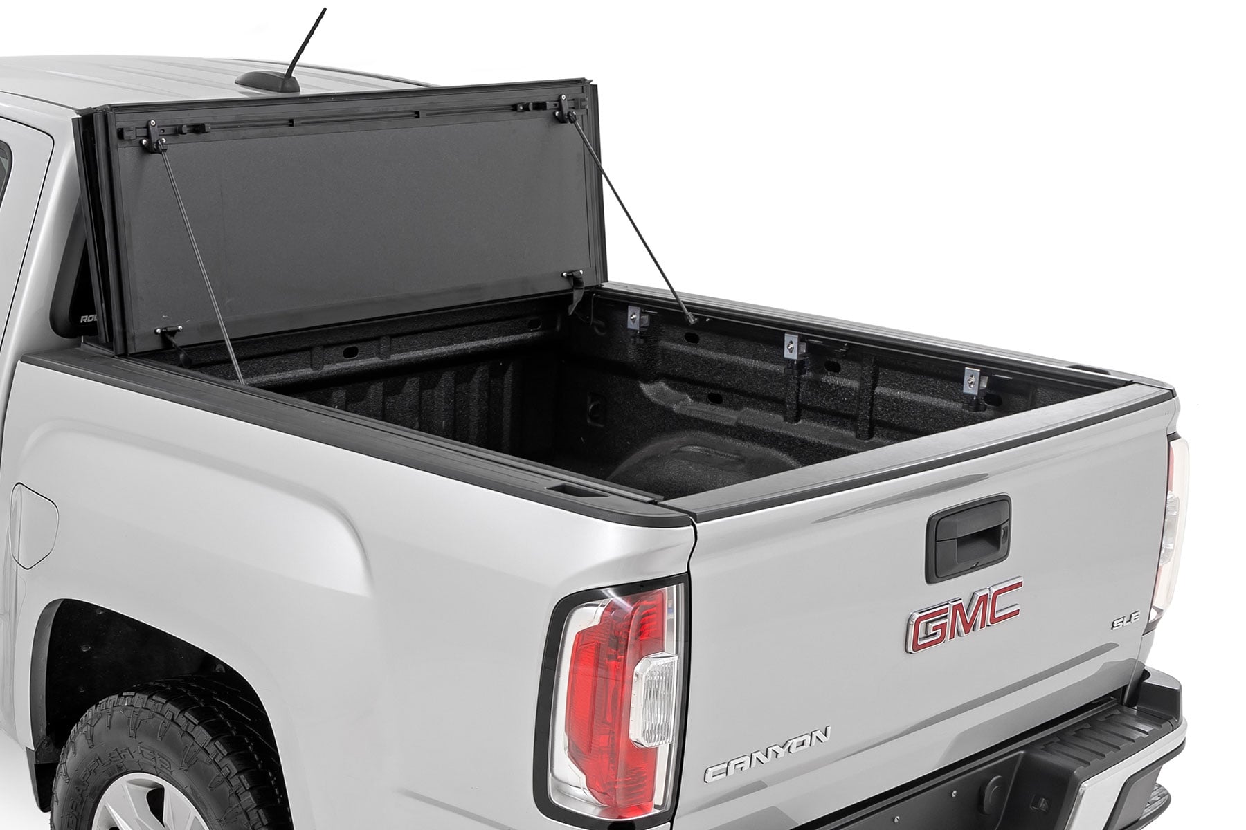 Hard Tri-Fold Flip Up Bed Cover | 6' Bed | Chevy/GMC Canyon/Colorado (15-26) - Image 2