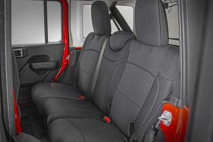 Seat Covers | Front and Rear w/ Armrest | Jeep Wrangler Unlimited 4WD (18-26) - Image 3