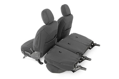 Seat Covers | Front and Rear w/ Armrest | Jeep Wrangler Unlimited 4WD (18-26) - Image 5