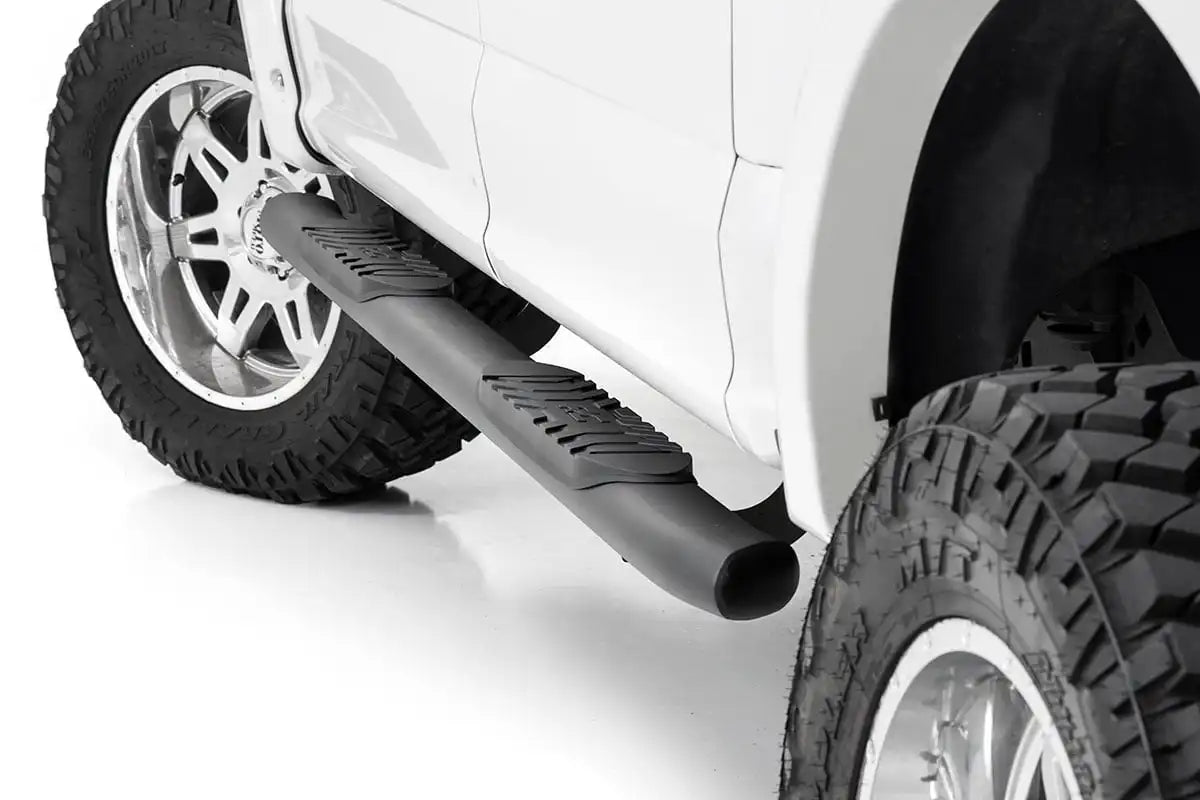 OVAL NERF STEP CREW CAB | BLACK | FORD F-150/F-150 LIGHTNING/RAPTOR (15-23)