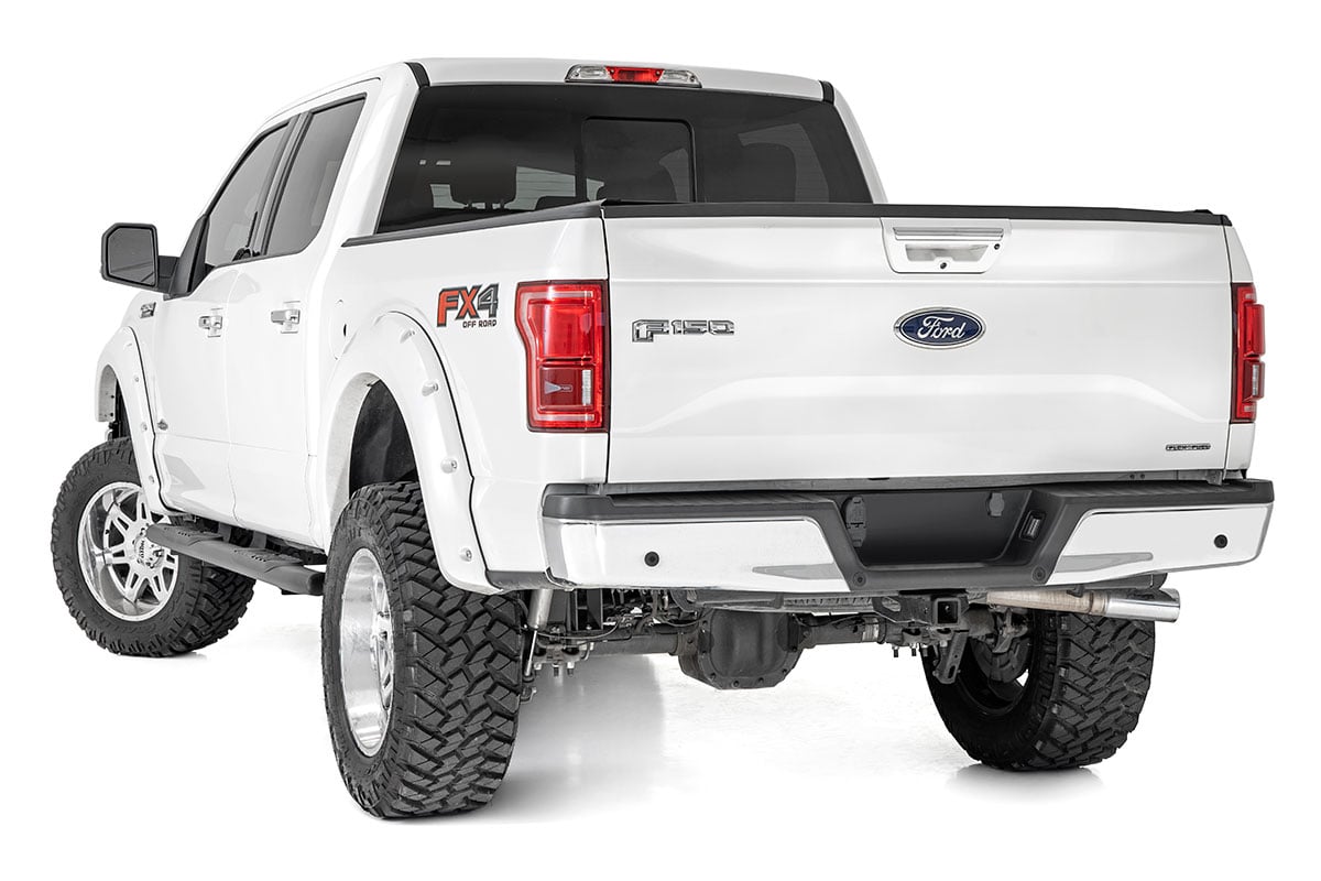 Oval Nerf Step | Crew Cab | Black | Ford F-150/Lightning/F-250/F-350/Raptor (15-26) - Image 4