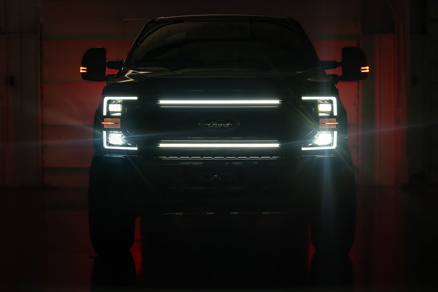LED Light Kit | Grille Mount | 30 Inch DRL | Ford F-250/F-350 Super Duty (17-22) - Image 2