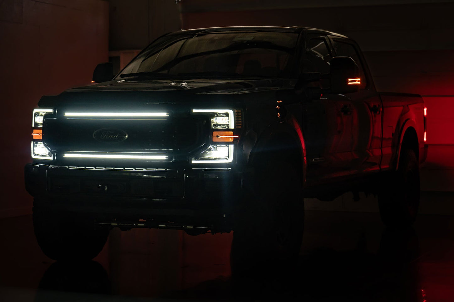 LED Light Kit | Grille Mount | 30 Inch DRL | Ford F-250/F-350 Super Duty (17-22) - Image 3