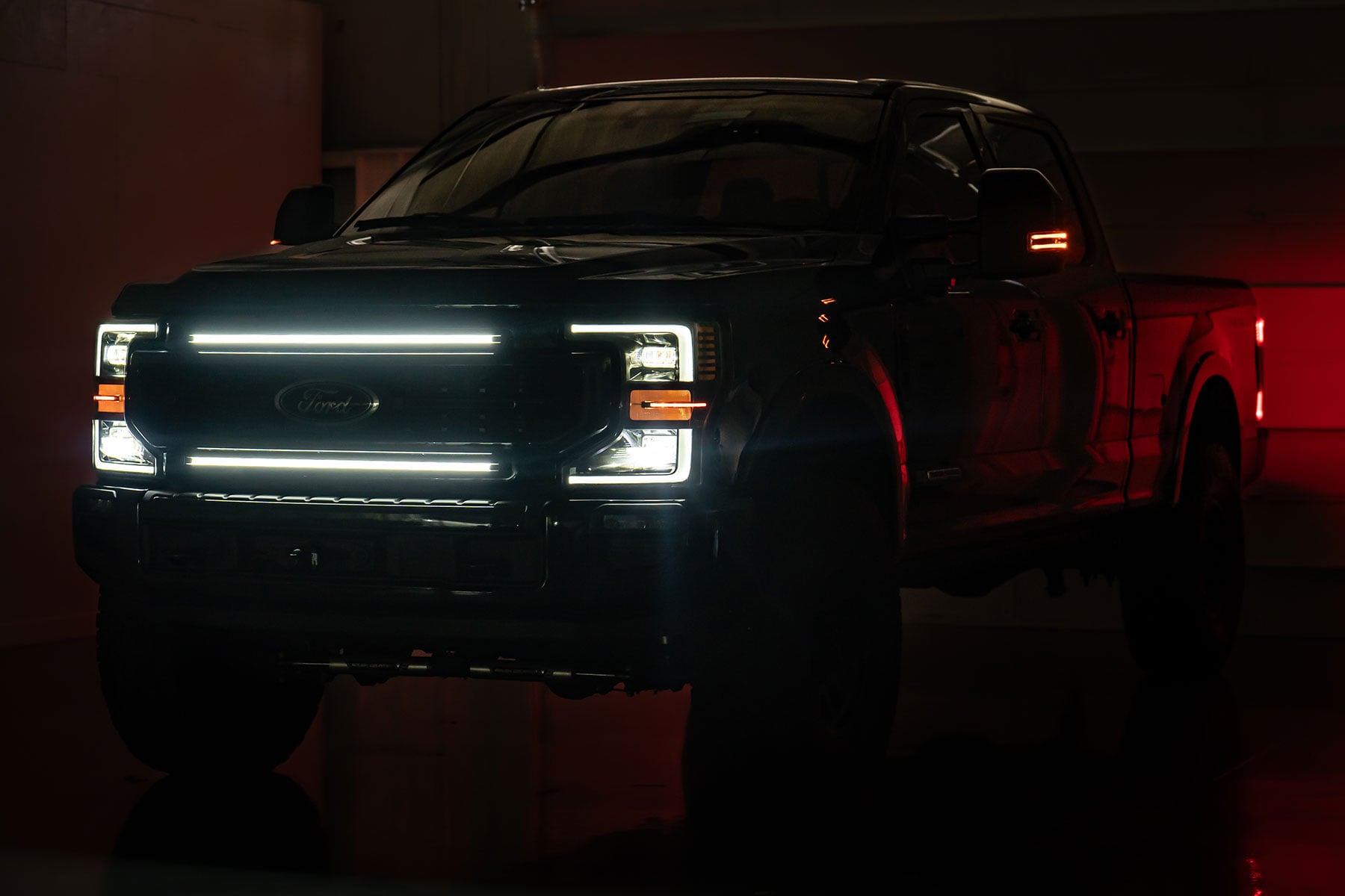 LED Light Kit | Grille Mount | 30 Inch DRL | Ford F-250/F-350 Super Duty (17-22) - Image 3