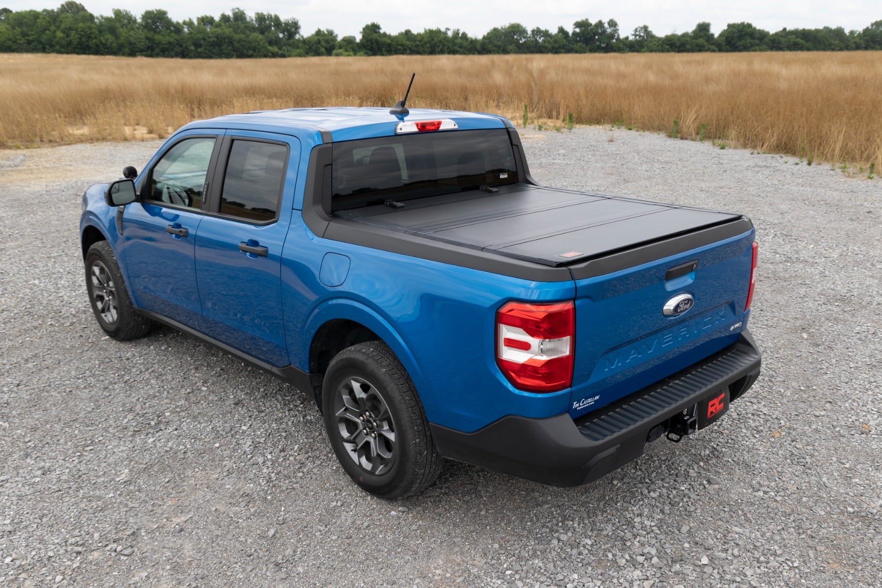 Hard Tri-Fold Flip Up Bed Cover | 4'6" Bed | Ford Maverick 2WD/4WD (22-26) - Image 5