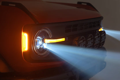 DRL Halo LED Headlights | DOT Approved | Ford Bronco 4WD (2021-2025) - Image 6