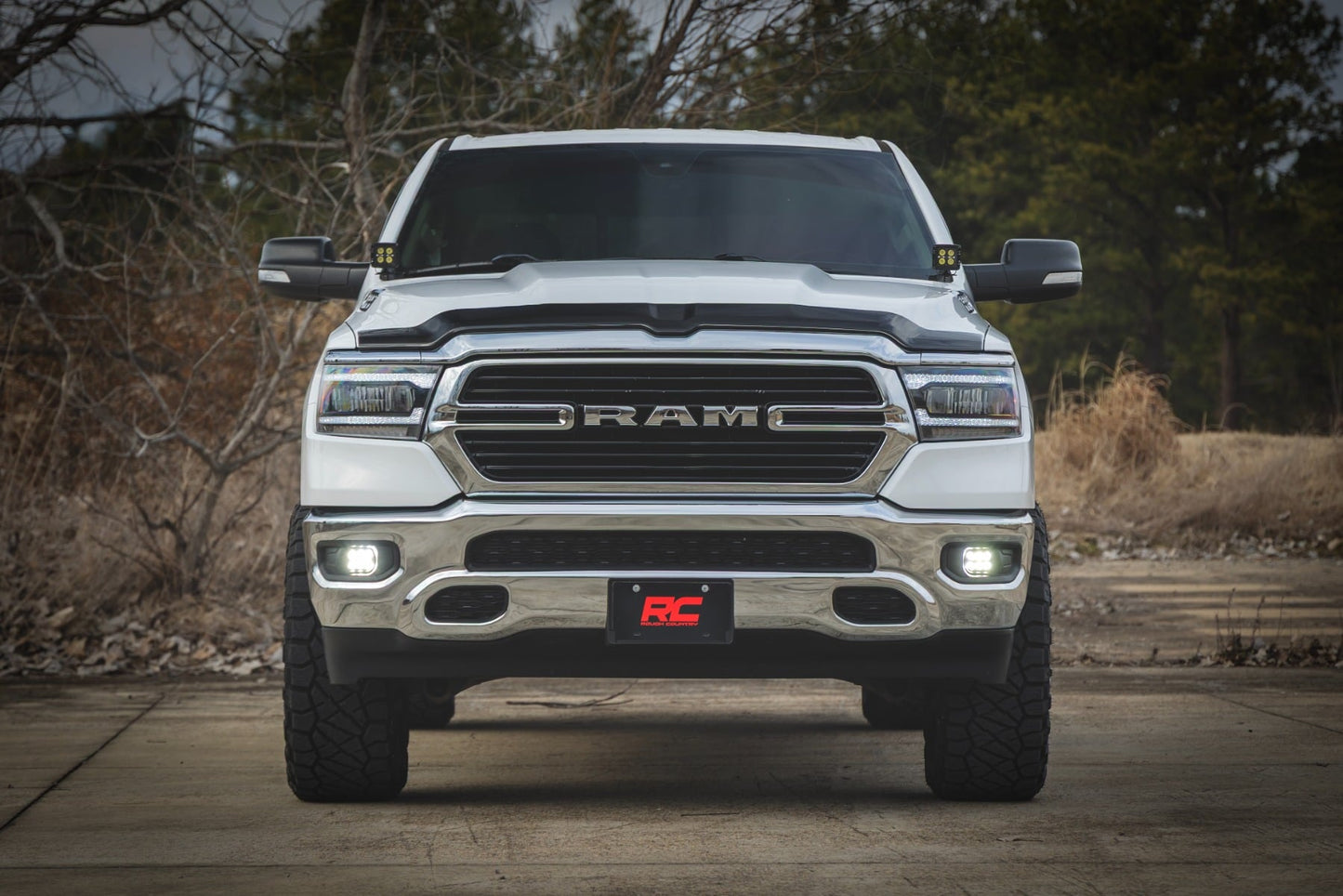 LED Fog Light Kit | 3.5 Inch Round Black Series | Amber DRL | Ram 1500 (2019-2024) - Image 4