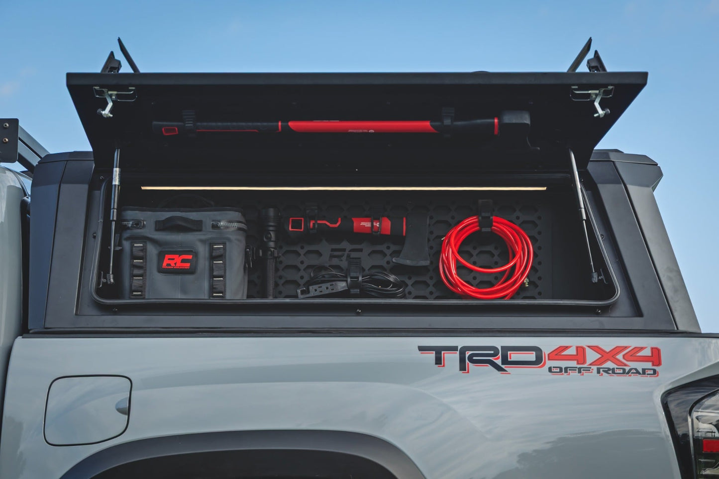 Bed Cap Molle Panel Side Storage Bin | Drivers Side | Toyota Tacoma (16-23) - Image 5