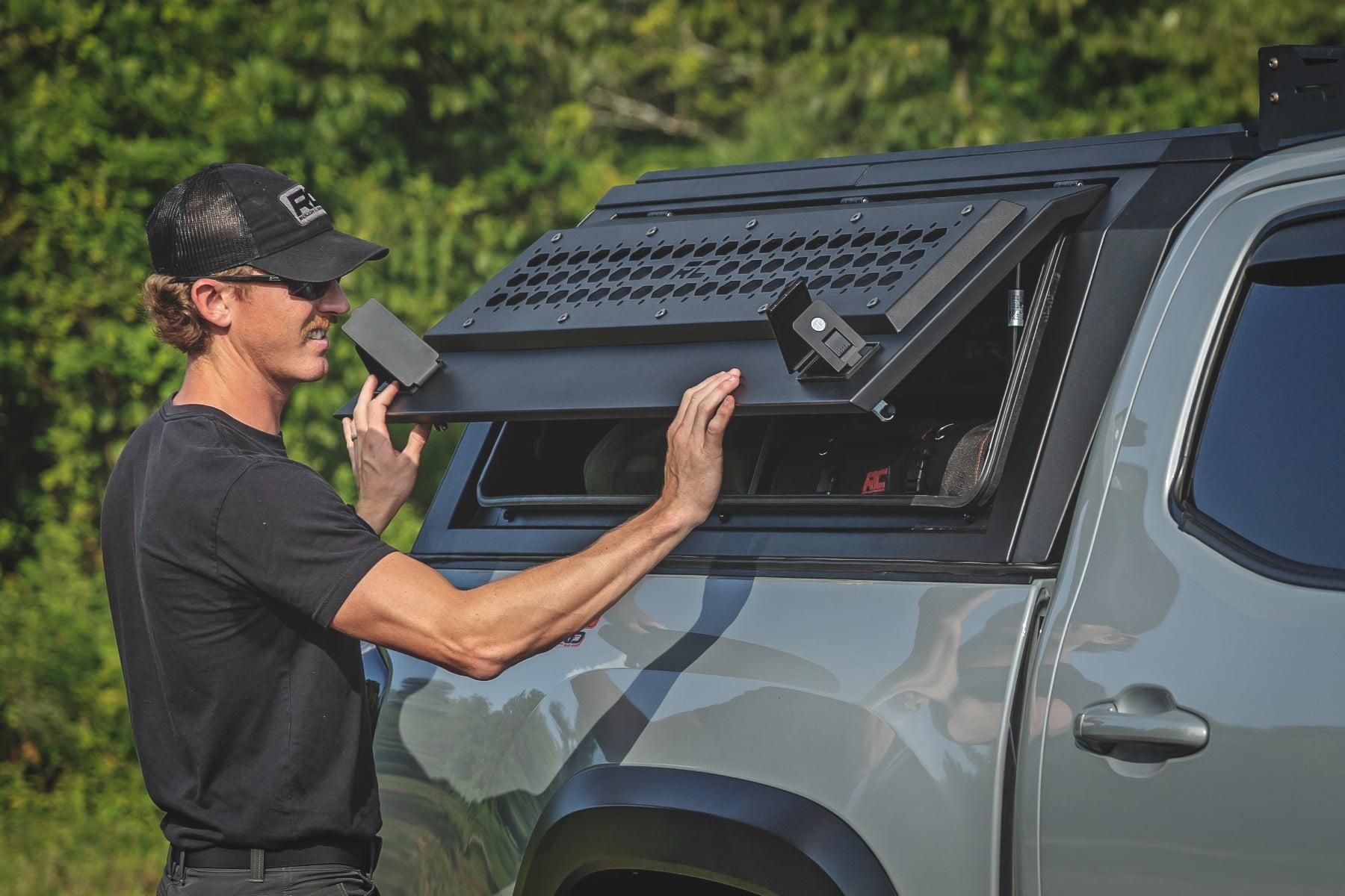 Bed Cap Side Shelf Storage Bin | Passengers Side | Toyota Tacoma (16-23) - Image 4