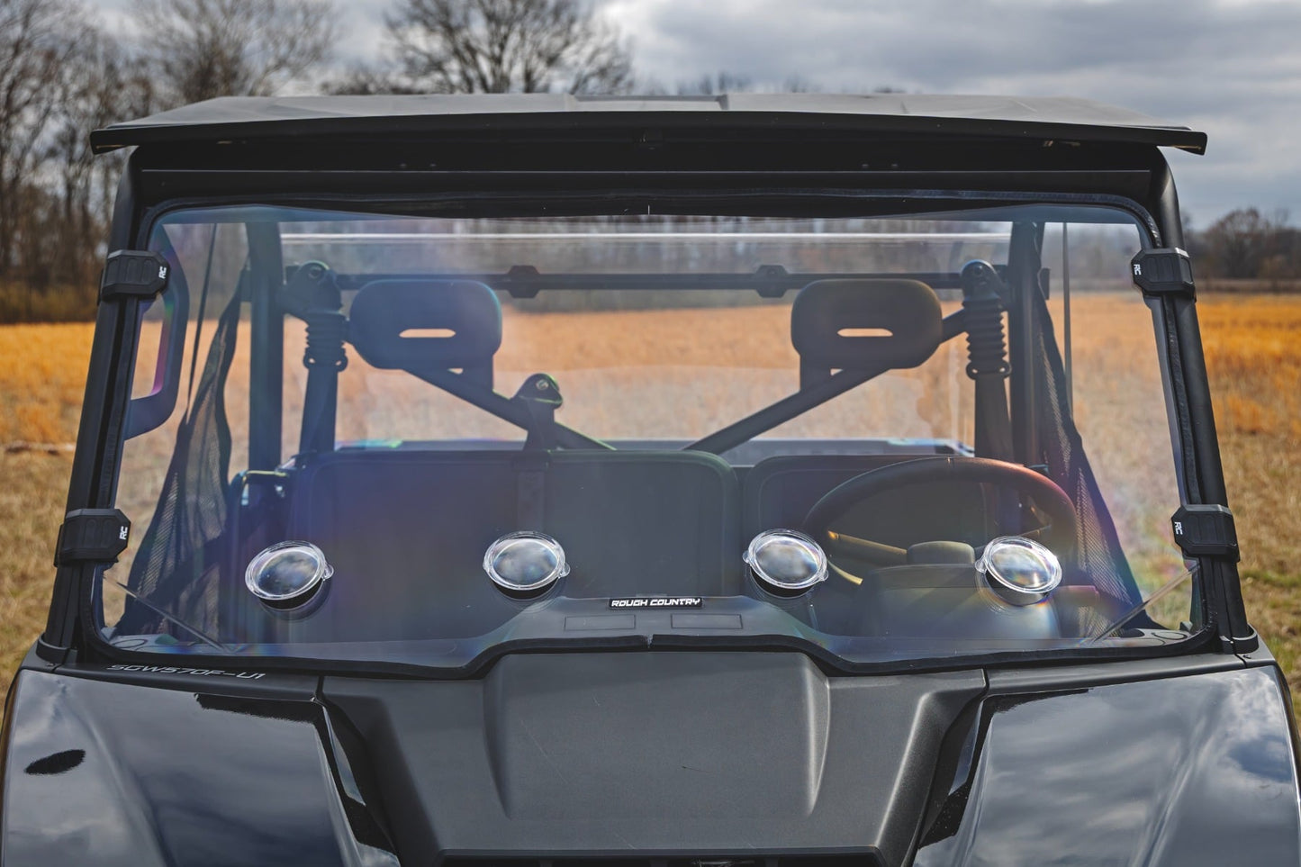 Vented Full Windshield | Scratch Resistant | Segway UT6 - Image 5