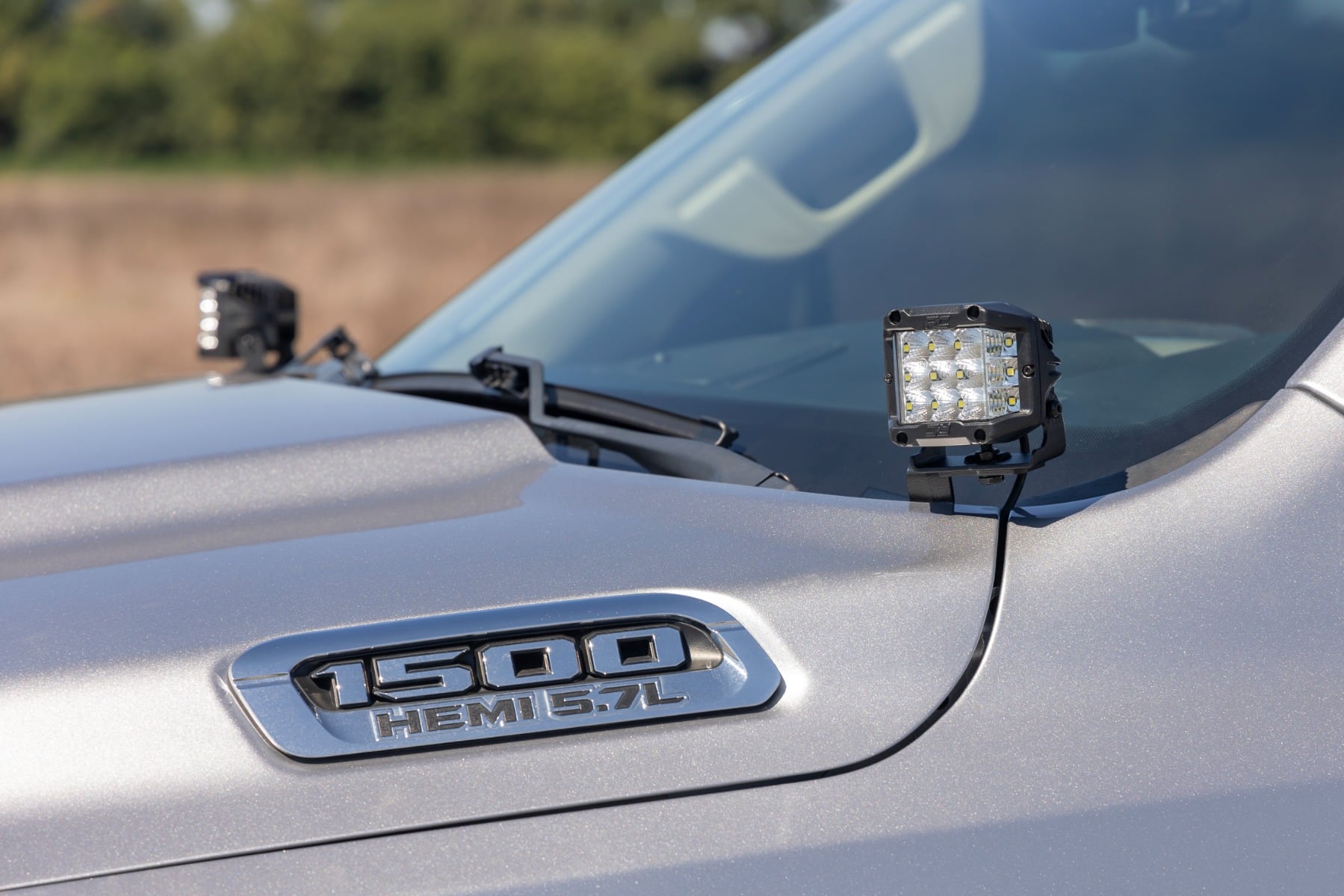 LED Light Kit | Ditch Mount | Black Series Round | 3.5 Inch | Amber DRL | Ram 1500 (19-26) - Image 6