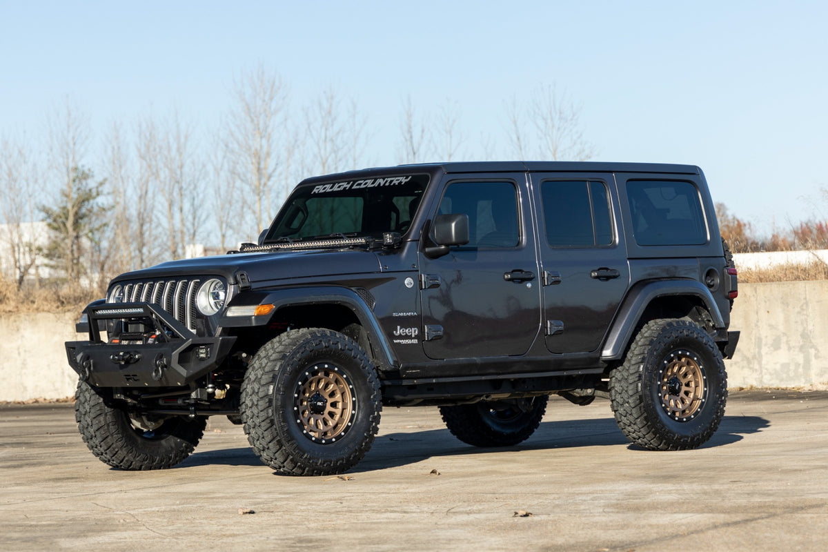 Rough Country 87 Series Wheel | Simulated Beadlock | Bronze/Black | 17x8.5 | 5x5 | +0mm - Image 6