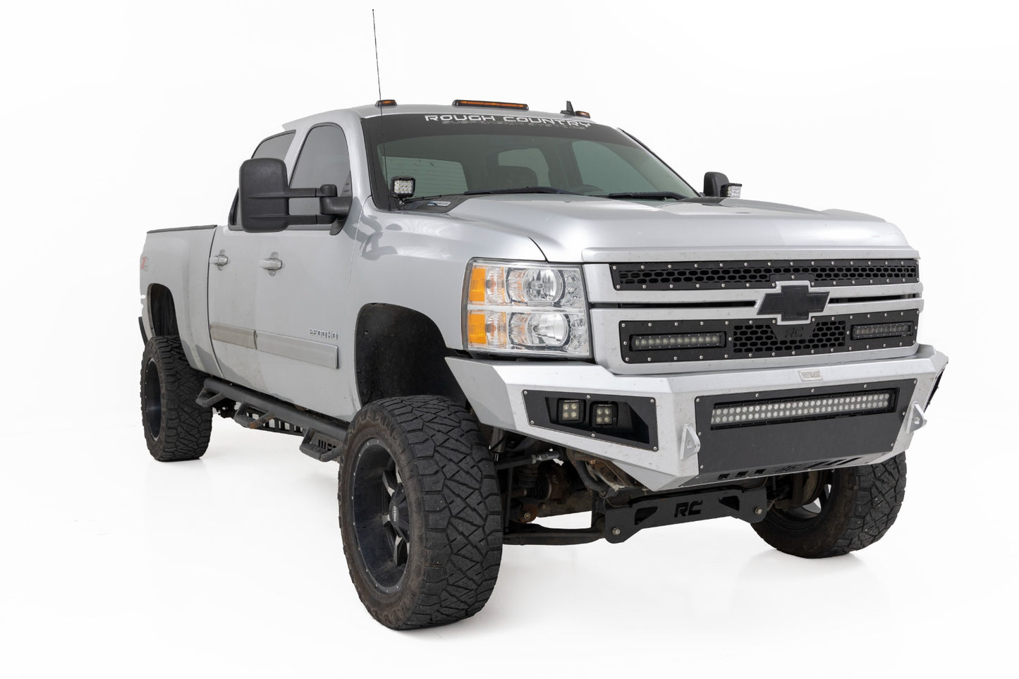 LED Light | Ditch Mount | 2" Black Pair | White DRL | Chevy 1500 (2007-2013) - Image 3