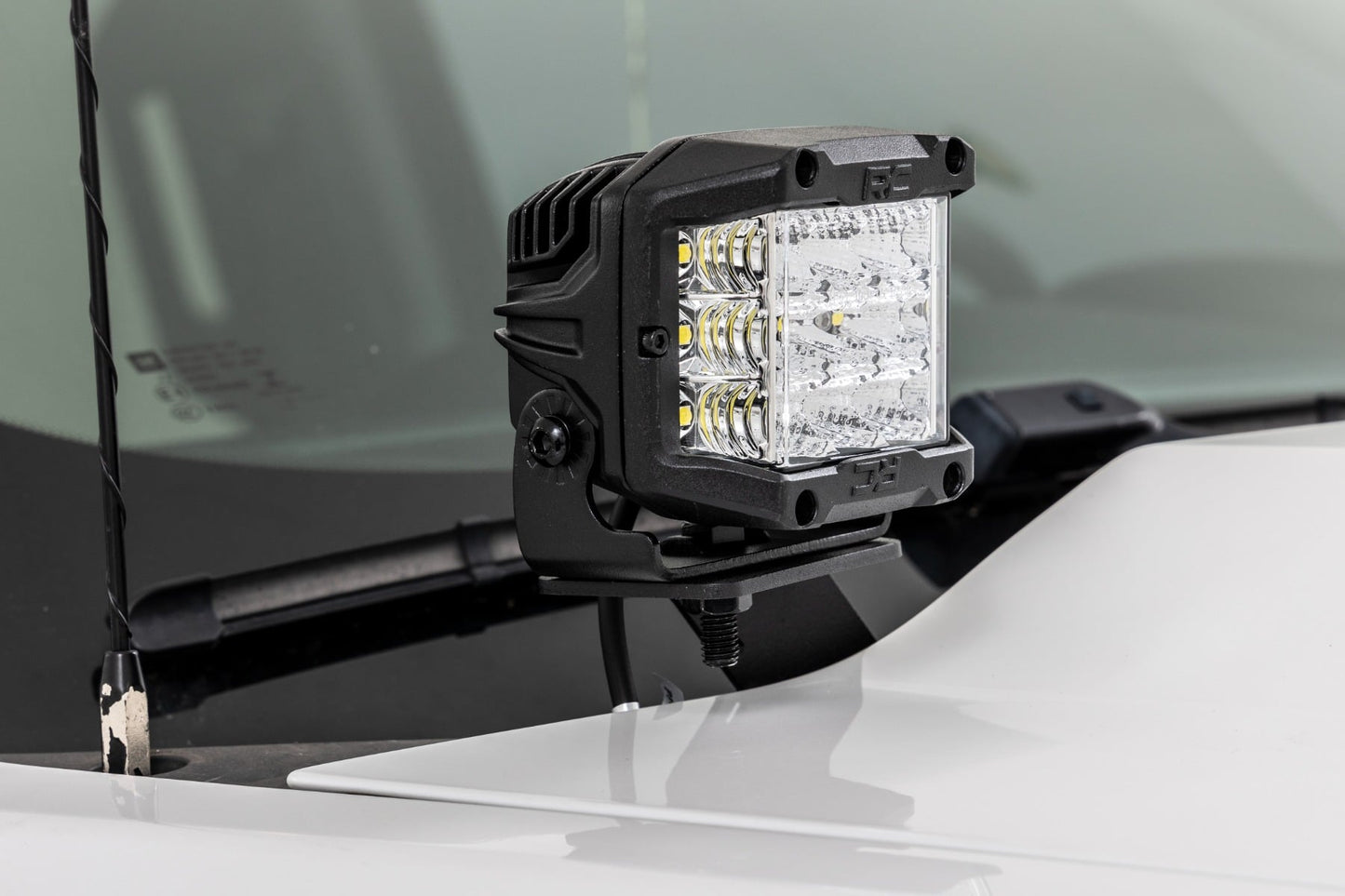 LED Ditch Light Kit | 2in Black Pair | White DRL | Chevy/GMC 1500 (14-18 & Classic) - Image 6
