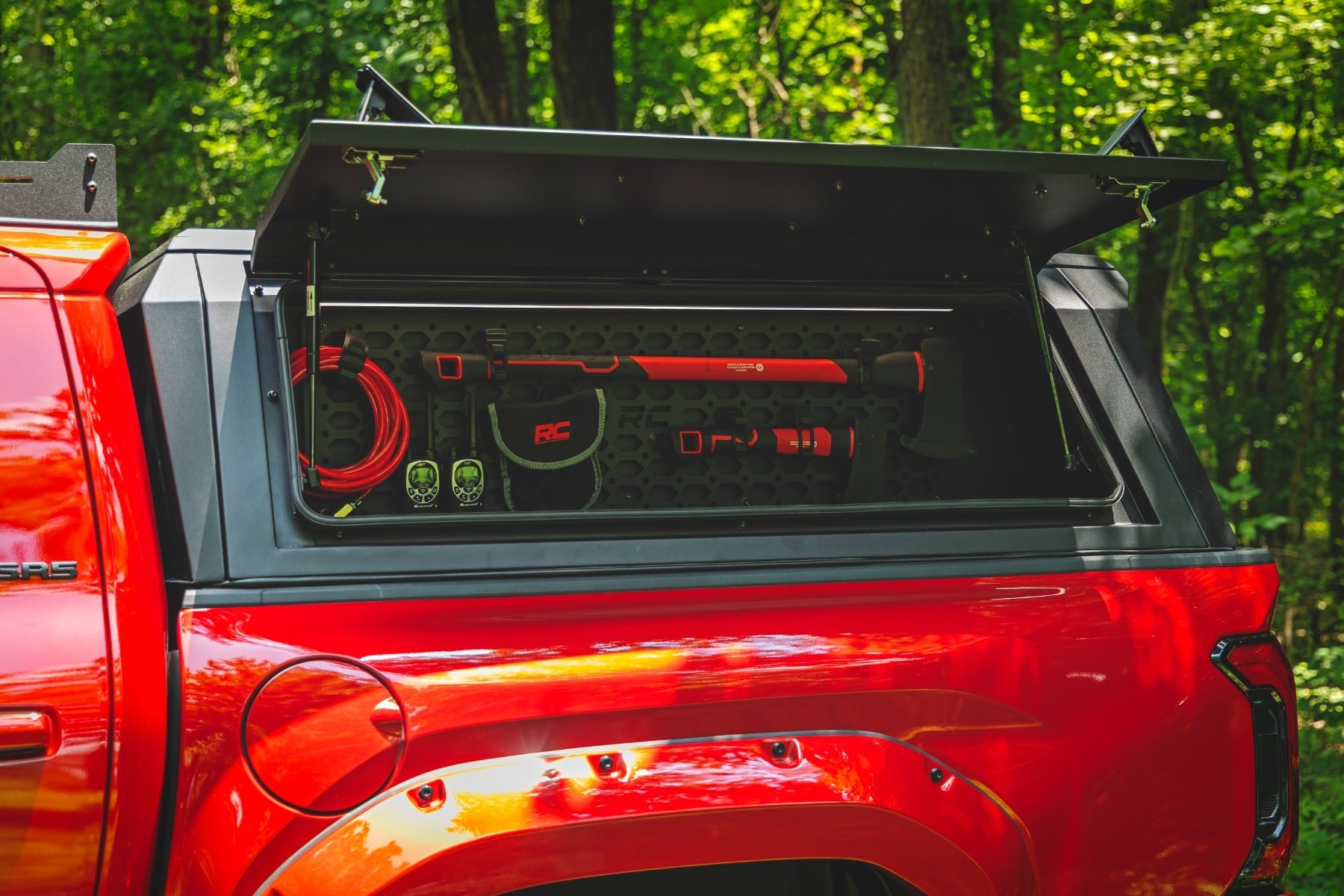 Bed Cap Molle Panel Side Storage Bin | Drivers Side | Toyota Tacoma (24-26) - Image 6