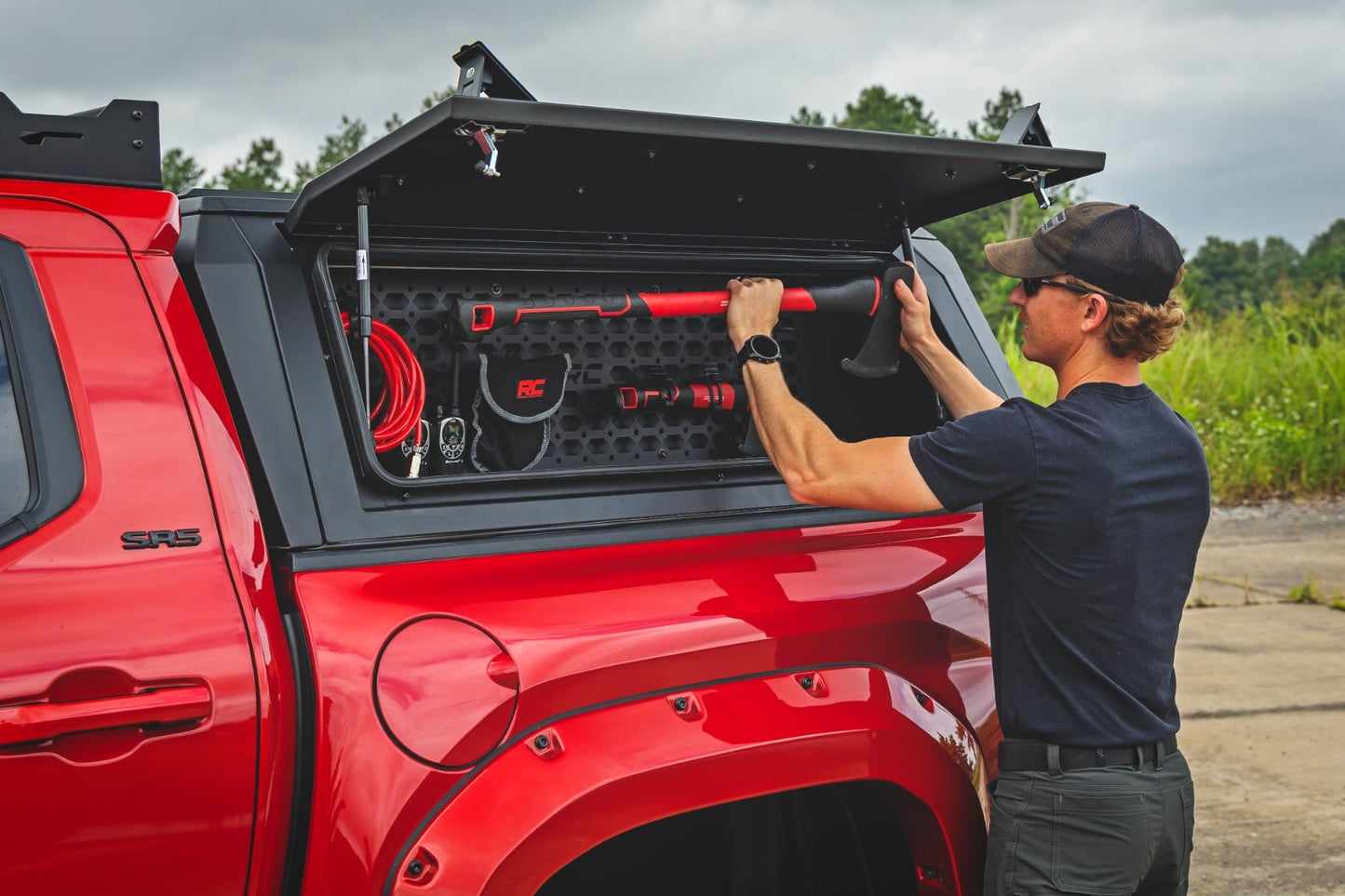 Bed Cap Molle Panel Side Storage Bin | Drivers Side | Toyota Tacoma (24-26) - Image 5