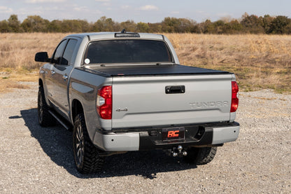 Hard Tri-Fold Flip Up Bed Cover | 5'7" Bed | Toyota Tundra 2WD/4WD (07-21) - Image 6