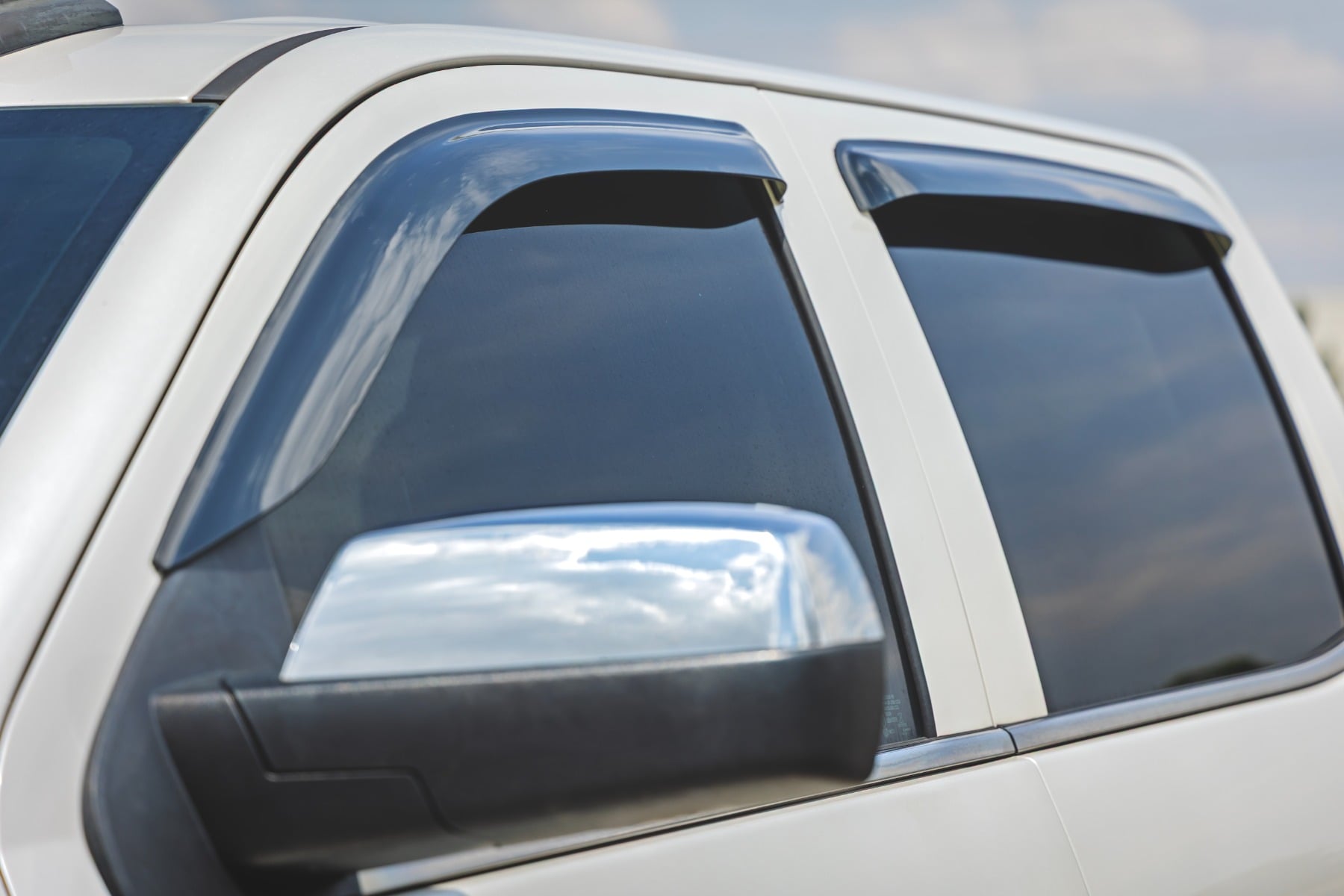 Side Window Deflectors | Tape On Rain Guard | Chevy/GMC 1500/2500HD/3500HD 2WD/4WD - Image 5