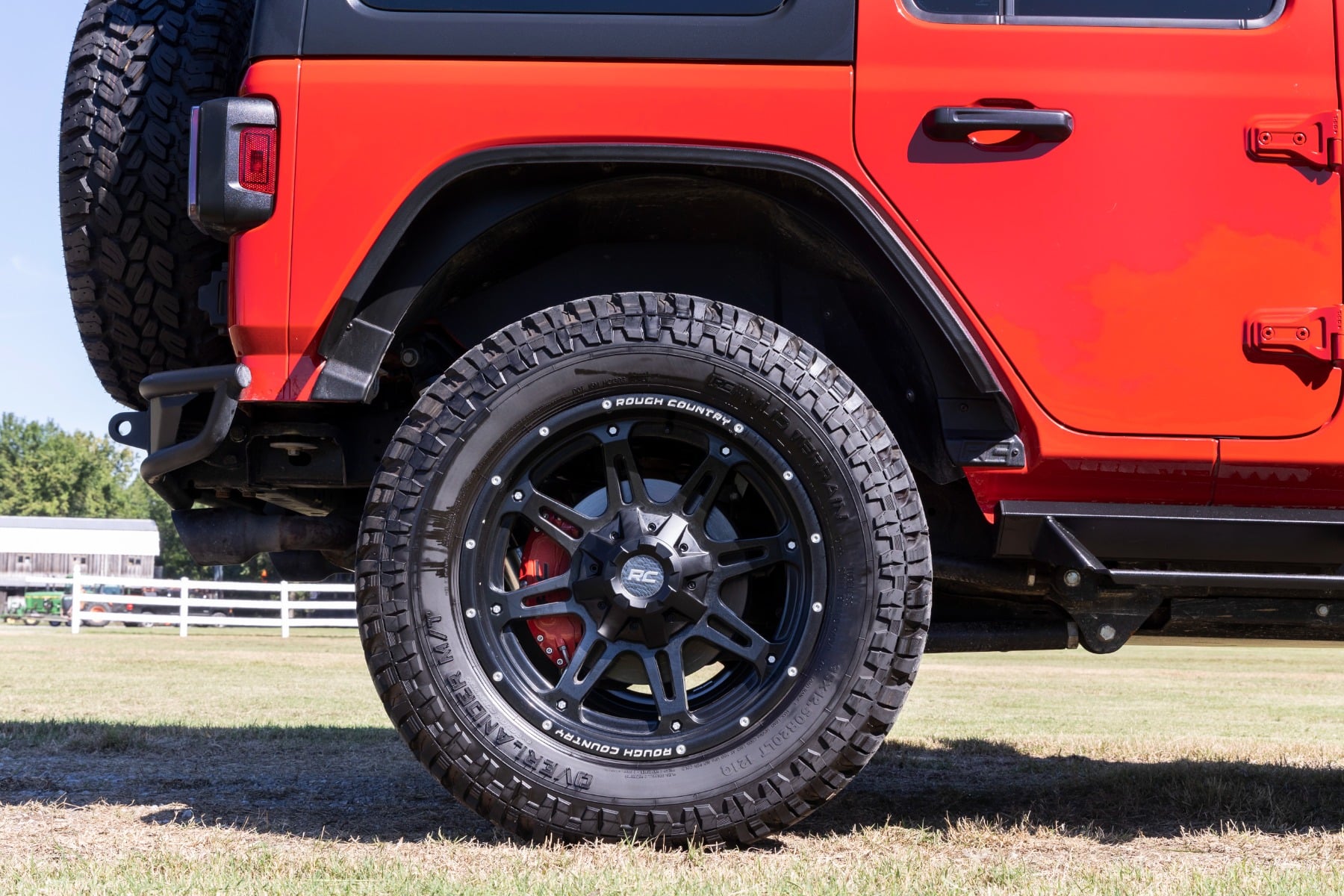 Caliper Covers | Rear | Red | Jeep Wrangler JK/Wrangler Unlimited  (2007-2018) - Image 5