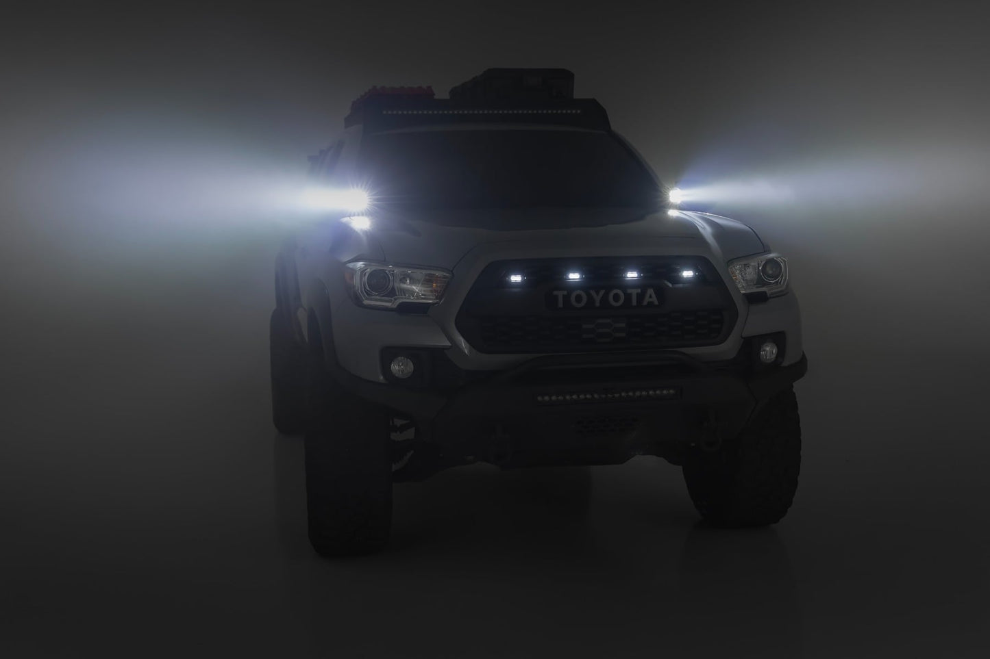 LED Light Kit | Ditch Mount | 2" Black Pair | Amber DRL | Toyota Tacoma (16-23) - Image 5