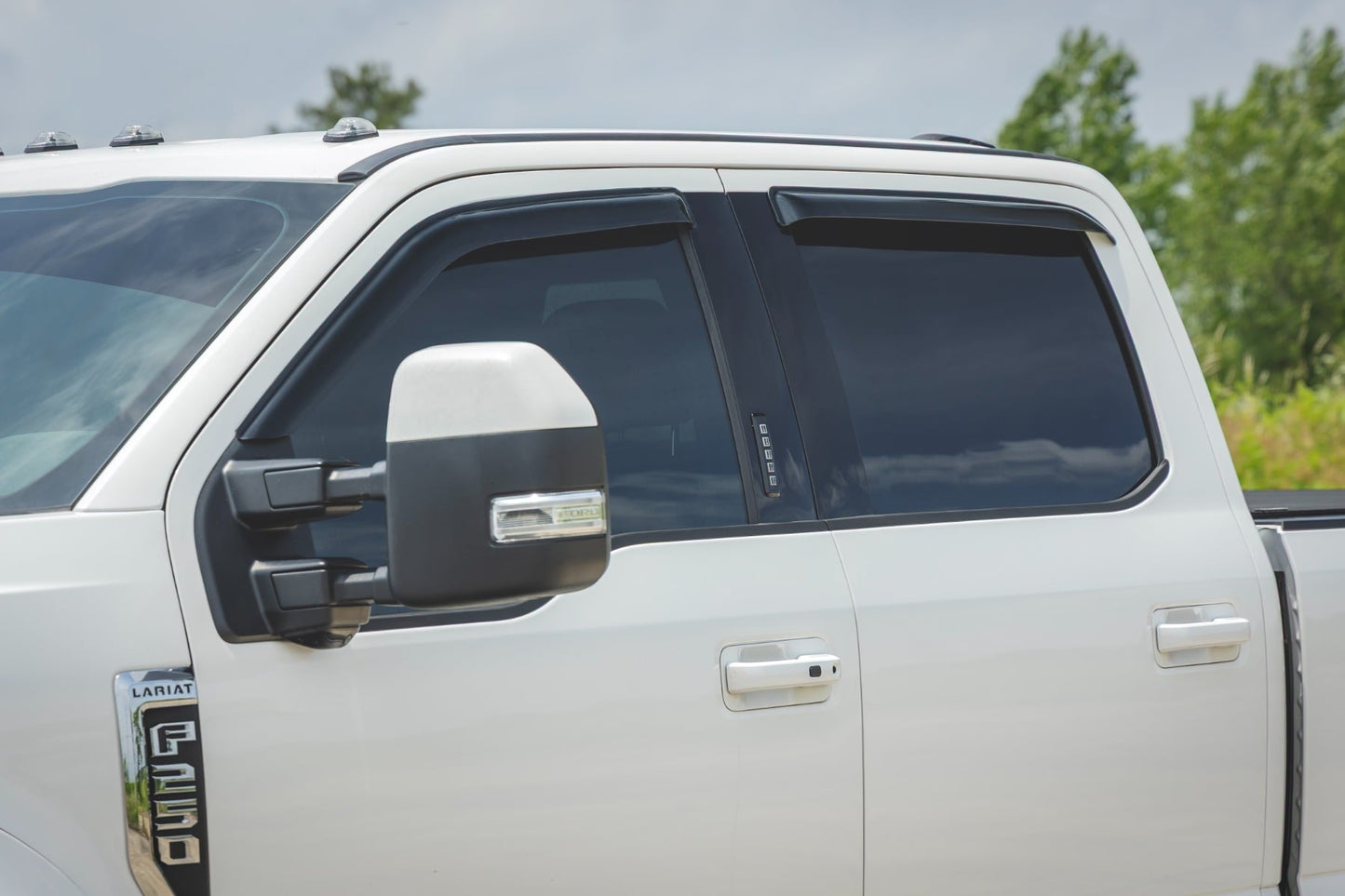 Side Window Deflectors | Tape On Rain Guard | Ford F-150/Lightning/F-250/F-350/Raptor (15-26) - Image 6