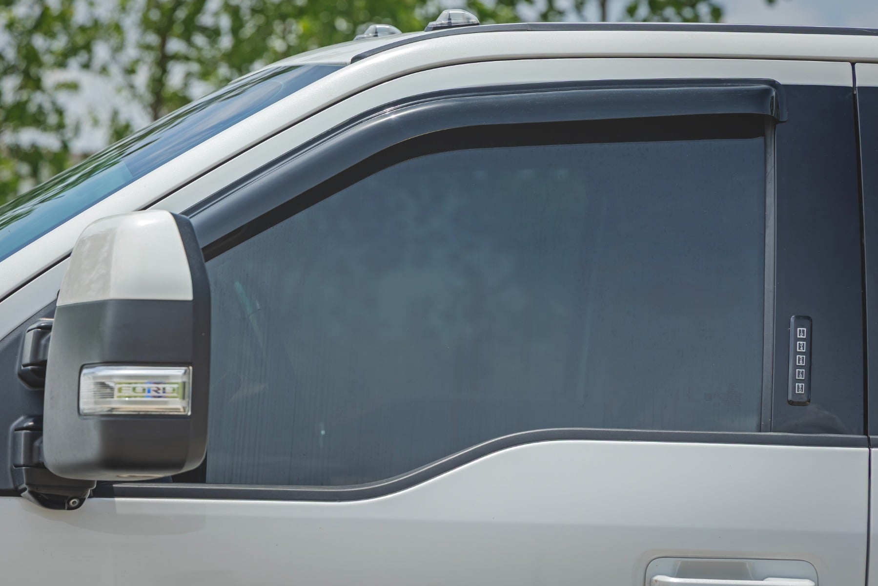 Side Window Deflectors | Tape On Rain Guard | Ford F-150/Lightning/F-250/F-350/Raptor (15-26) - Image 4