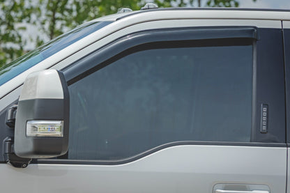 Side Window Deflectors | Tape On Rain Guard | Ford F-150/Lightning/F-250/F-350/Raptor (15-26) - Image 4