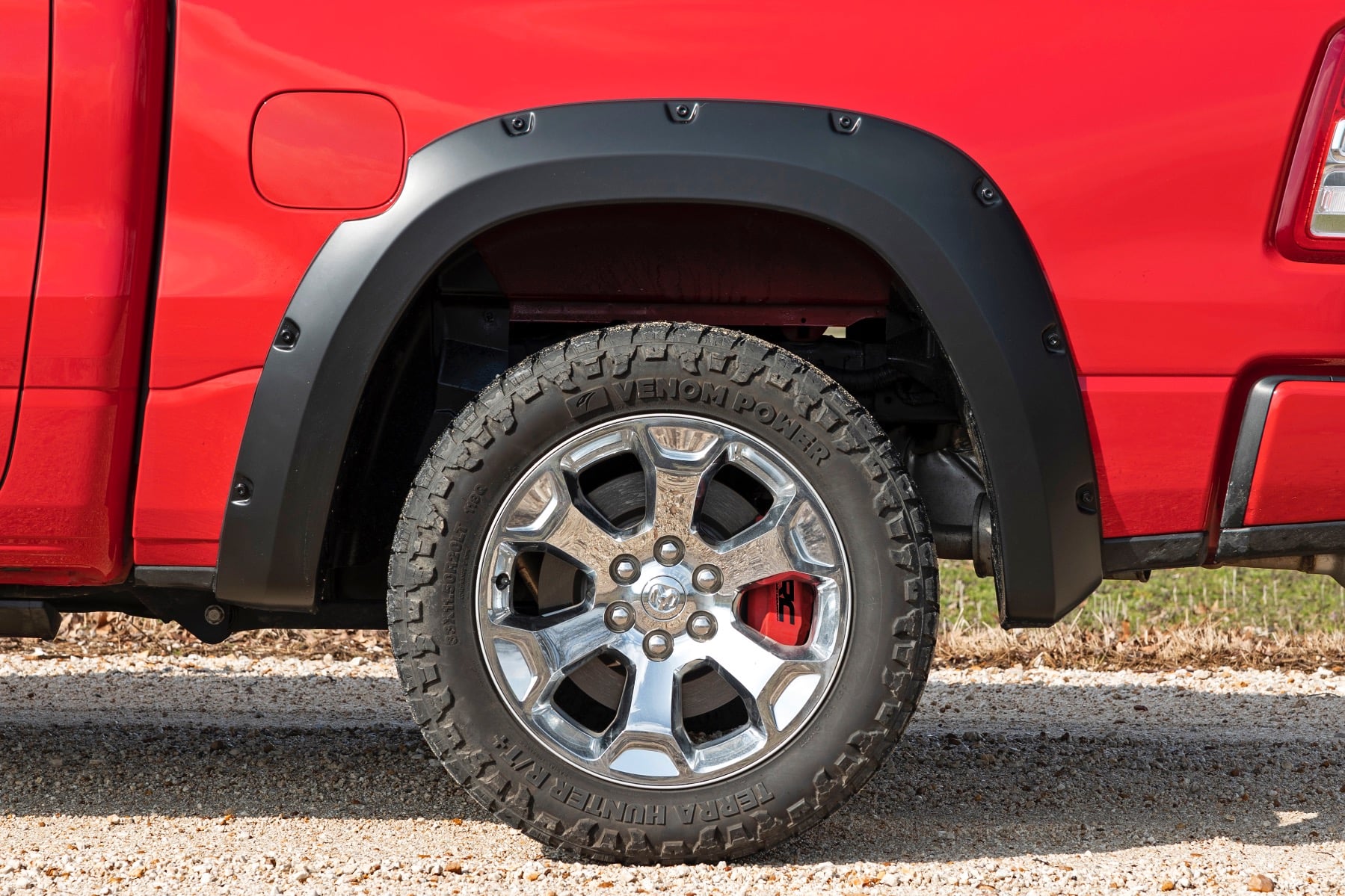 Caliper Covers | Rear | Red | Ram 1500 2WD/4WD (2019-2025) - Image 3