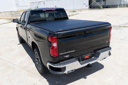 Soft Roll Up Bed Cover  | 6'7" Bed | Chevy/GMC Sierra 1500 (19-26)/Silverado 1500 (19-26) - Image 6