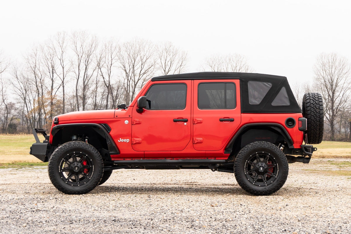 Oval Nerf Steps | 4 Door | Black | Jeep Wrangler Unlimited 4WD (2018-2026) - Image 6