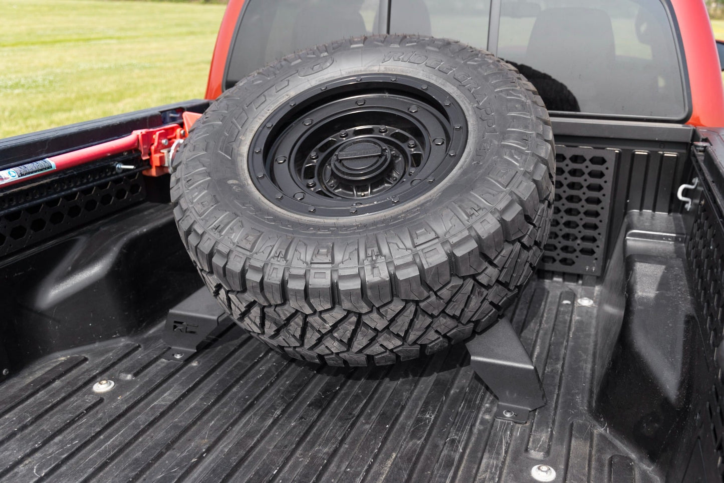 Bed Mount Spare Tire Carrier | Universal (5x5.5 6x5.5 6x135 & 5x5.0 Bolt Patterns) - Image 4