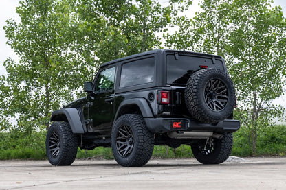 Rough Country 95 Series Wheel | Machined One-Piece | Gloss Black | 20x10 | 5x5 | -19mm - Image 5