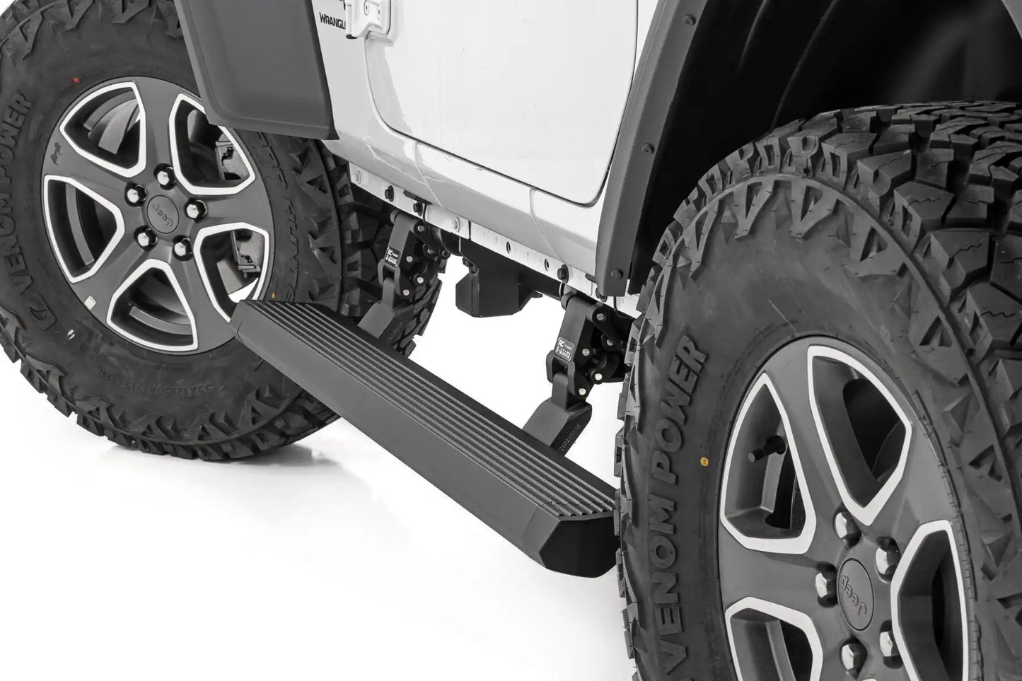 POWER RUNNING BOARDS LIGHTED | 2 DOOR | JEEP WRANGLER JL (18-23)