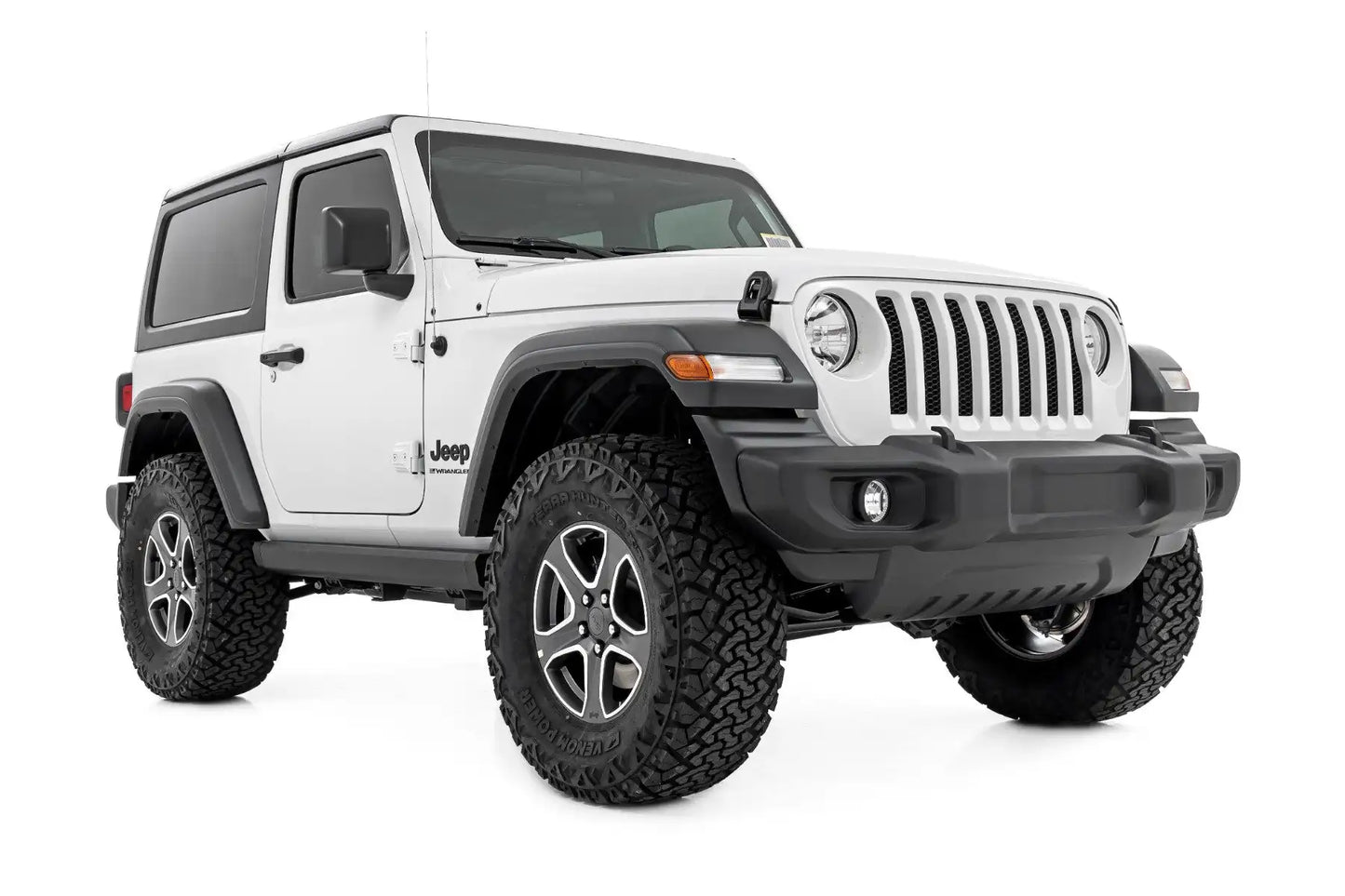 POWER RUNNING BOARDS LIGHTED | 2 DOOR | JEEP WRANGLER JL (18-23)