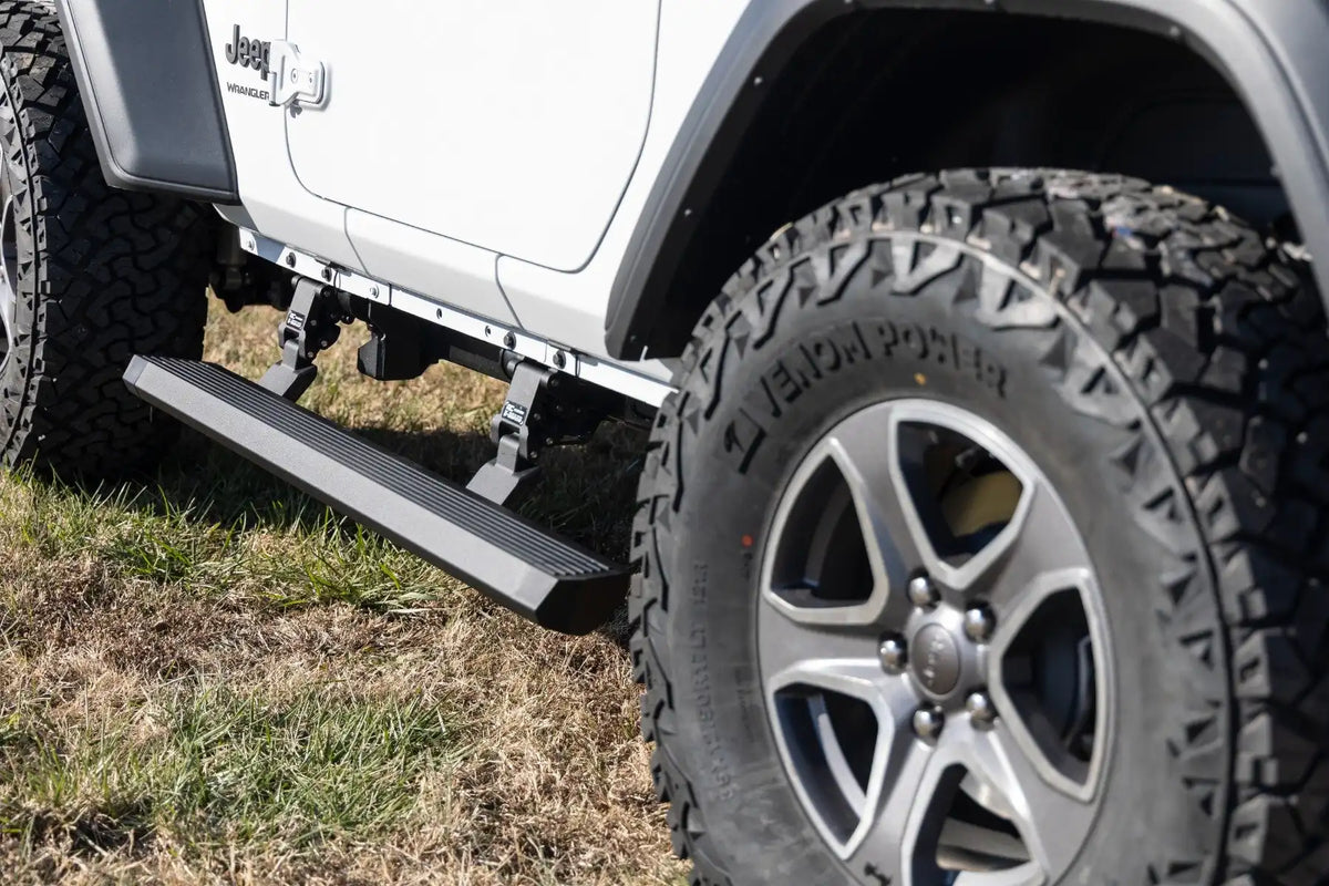 POWER RUNNING BOARDS LIGHTED | 2 DOOR | JEEP WRANGLER JL (18-23)