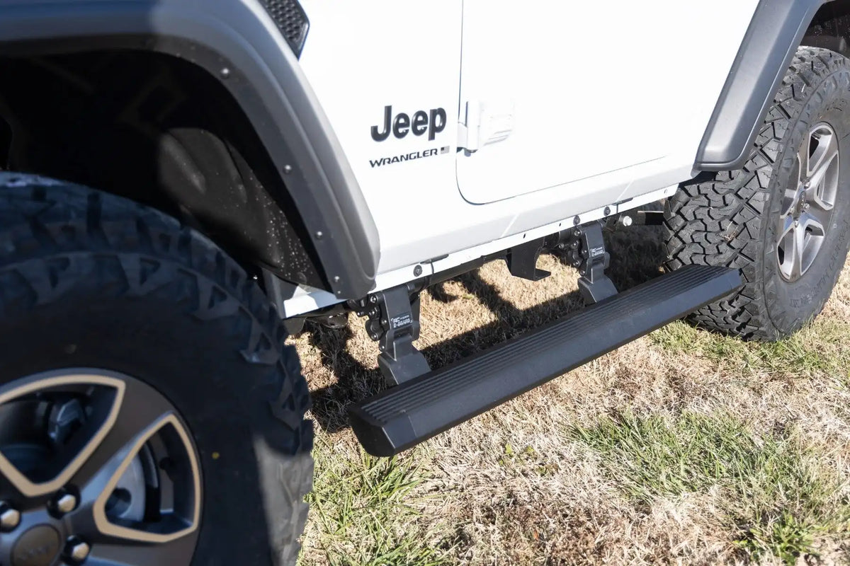 POWER RUNNING BOARDS LIGHTED | 2 DOOR | JEEP WRANGLER JL (18-23)