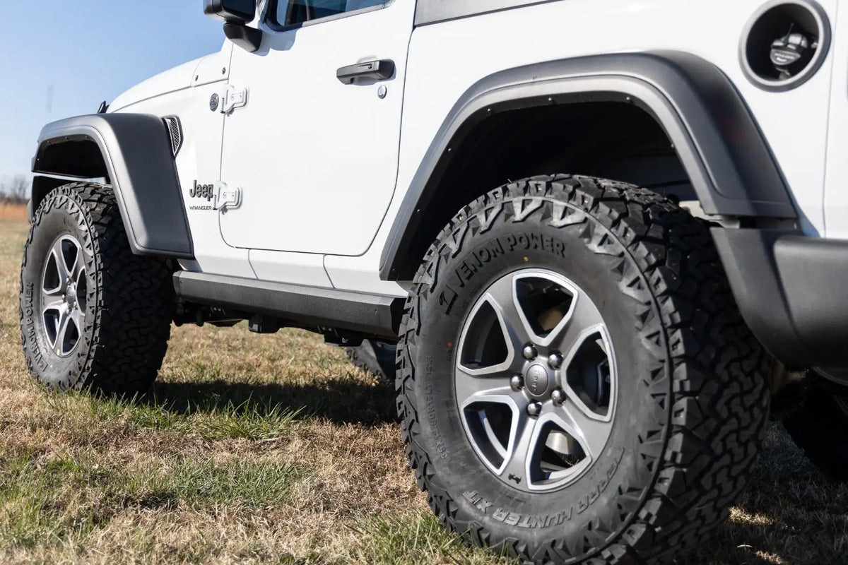 POWER RUNNING BOARDS LIGHTED | 2 DOOR | JEEP WRANGLER JL (18-23)
