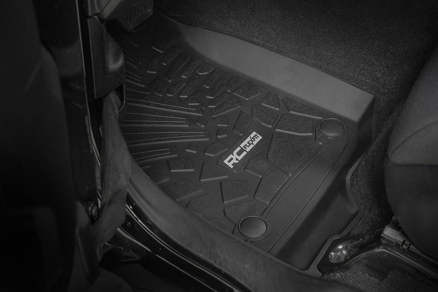 Flex Fit Floor Mats | FR & RR | 4 Door | Jeep Wrangler Unlimited 4WD (18-26) - Image 2