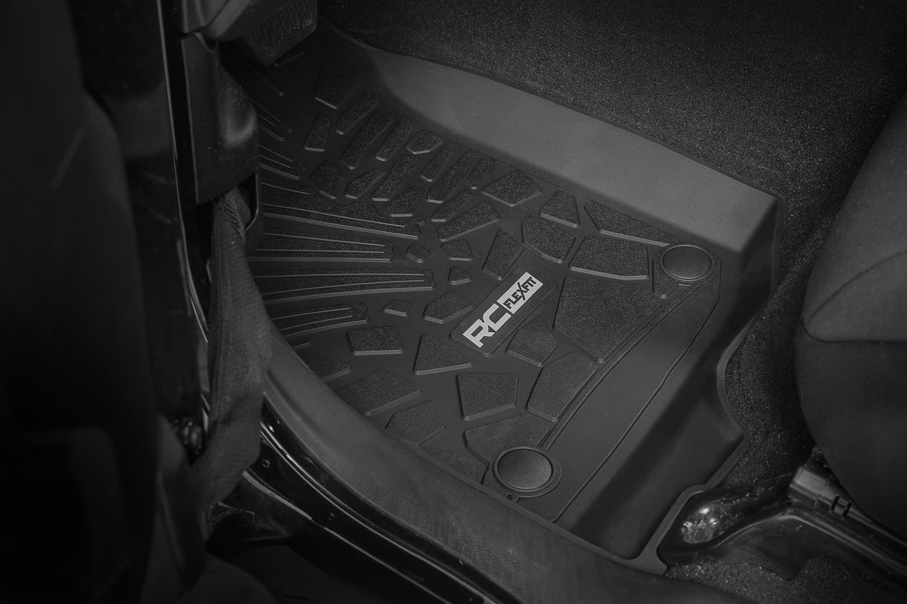 Flex Fit Floor Mats | FR & RR | 4 Door | Jeep Wrangler Unlimited 4WD (18-26) - Image 2