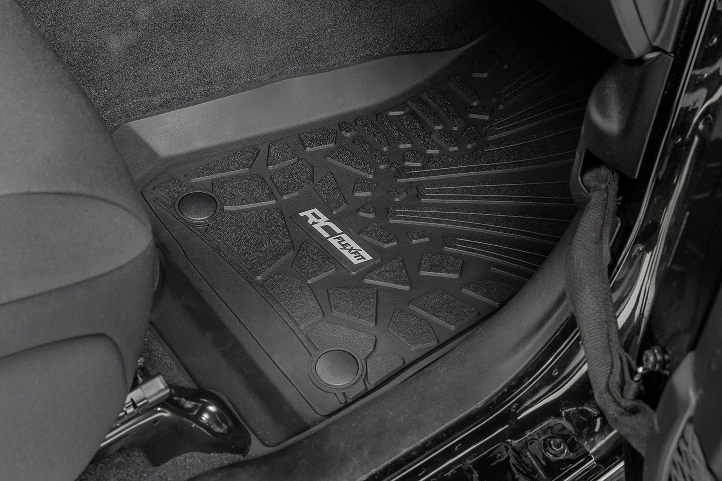 Flex Fit Floor Mats | FR & RR | 4 Door | Jeep Wrangler Unlimited 4WD (18-26) - Image 3