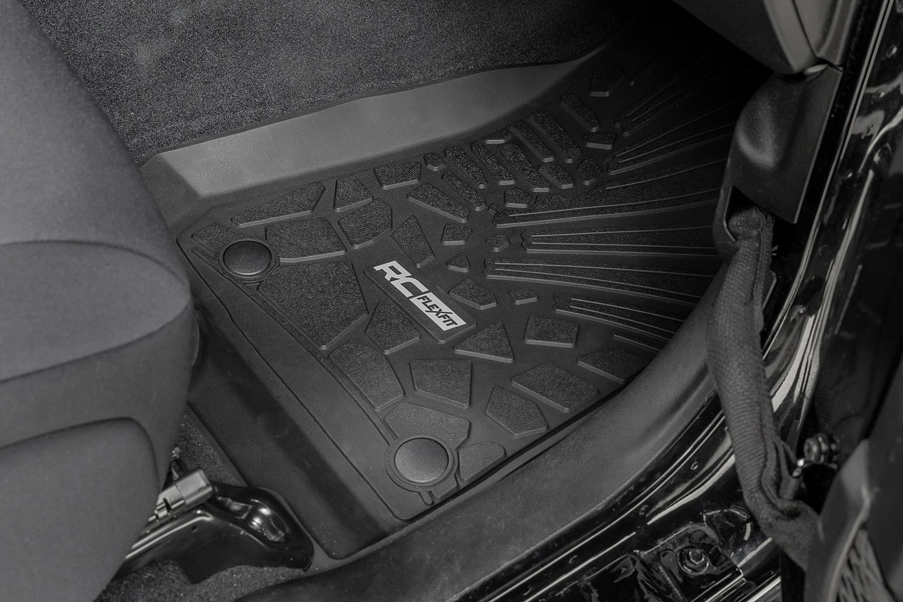 Flex Fit Floor Mats | FR & RR | 4 Door | Jeep Wrangler Unlimited 4WD (18-26) - Image 3