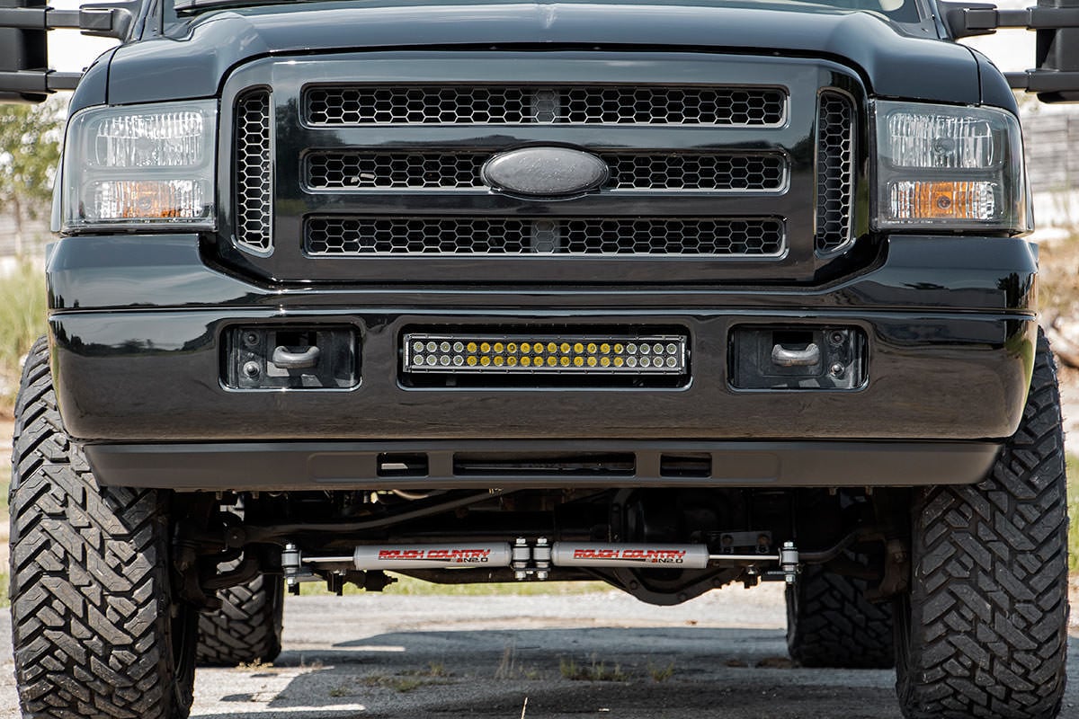 LED Light Kit | Bumper Mount | 20" Black Dual Row | Ford F-250/F-350 Super Duty (05-07) - Image 2