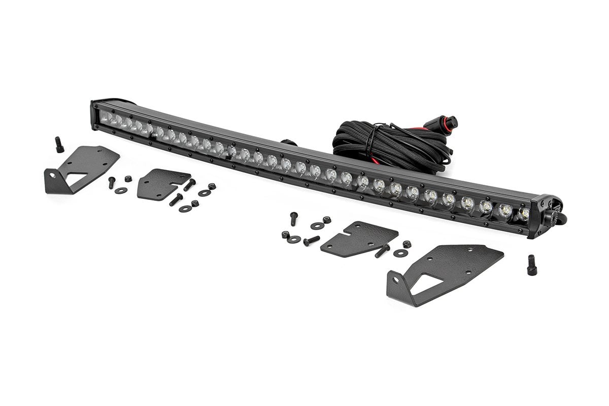 LED Light Kit | Grille Mount | 30" Black Single Row | Ford Raptor 4WD (17-20) - Image 2